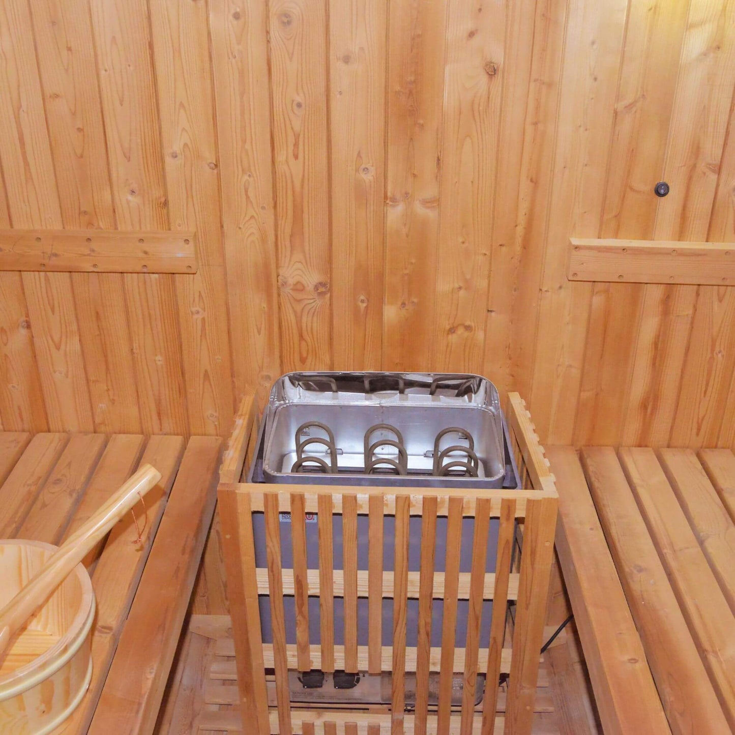 Thermora Ignite Large Premium American White Oak Outdoor Wooden Barrel Sauna
