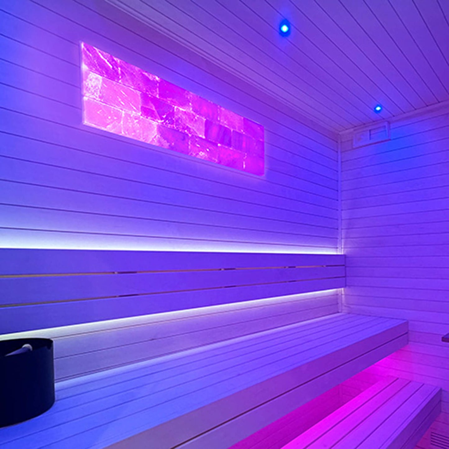 Kit de luz para sauna de sal del Himalaya pequeña personalizable Prosaunas