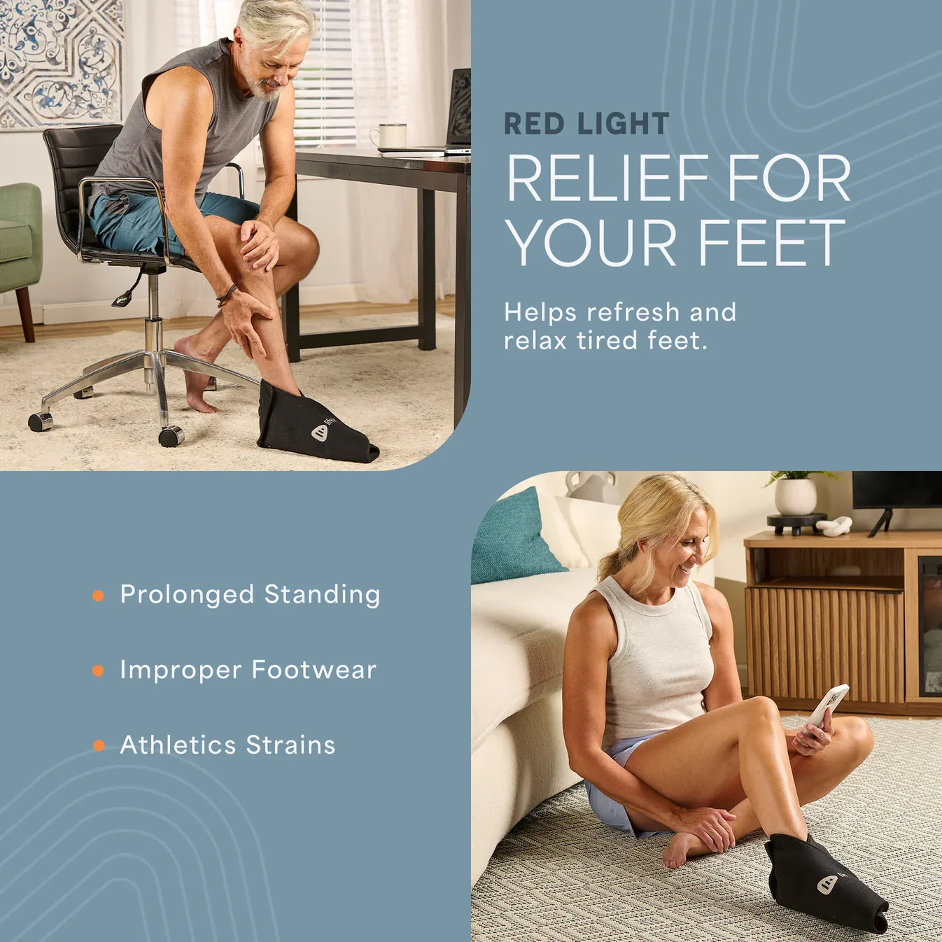 AllevaSole Pro Red Light Foot and Ankle Therapy