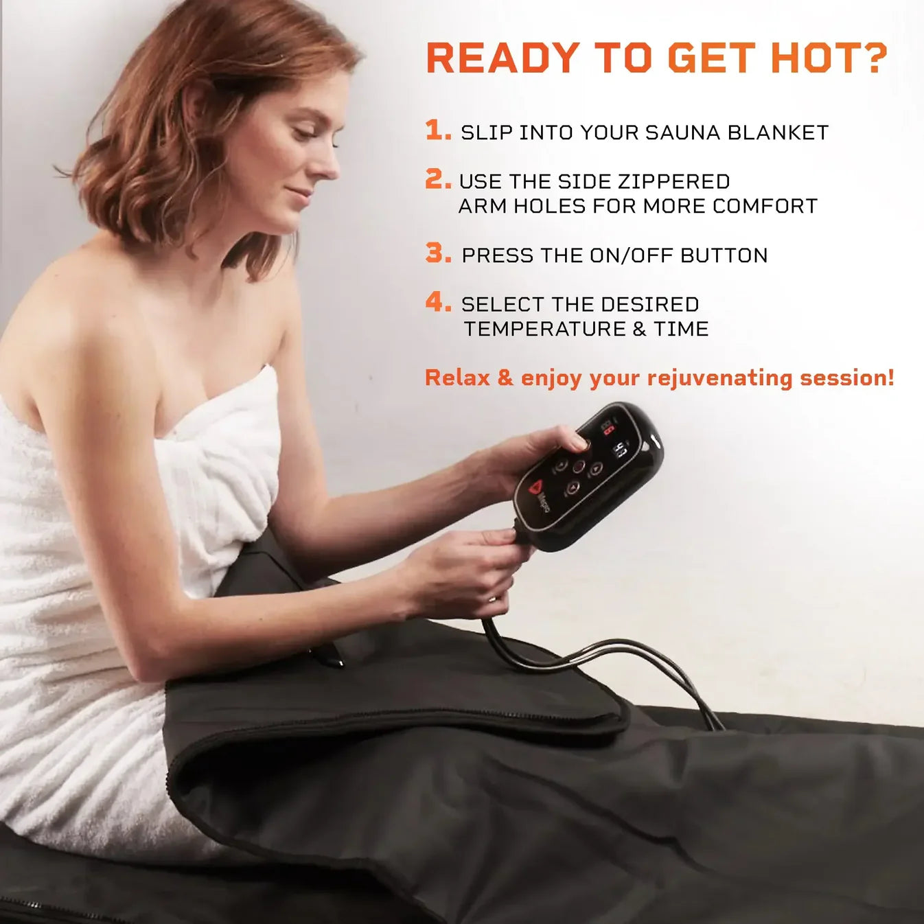 RejuvaWrap™ X Infrared Sauna Blanket