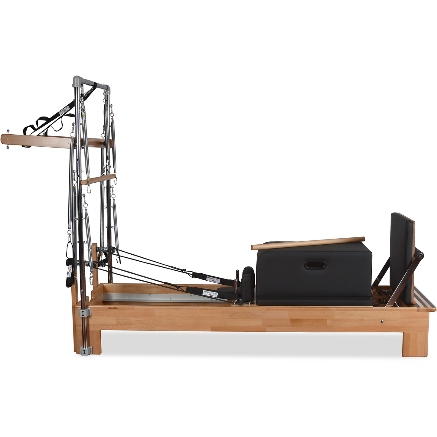 Private Pilates Premium Wood Reformer–Tower System