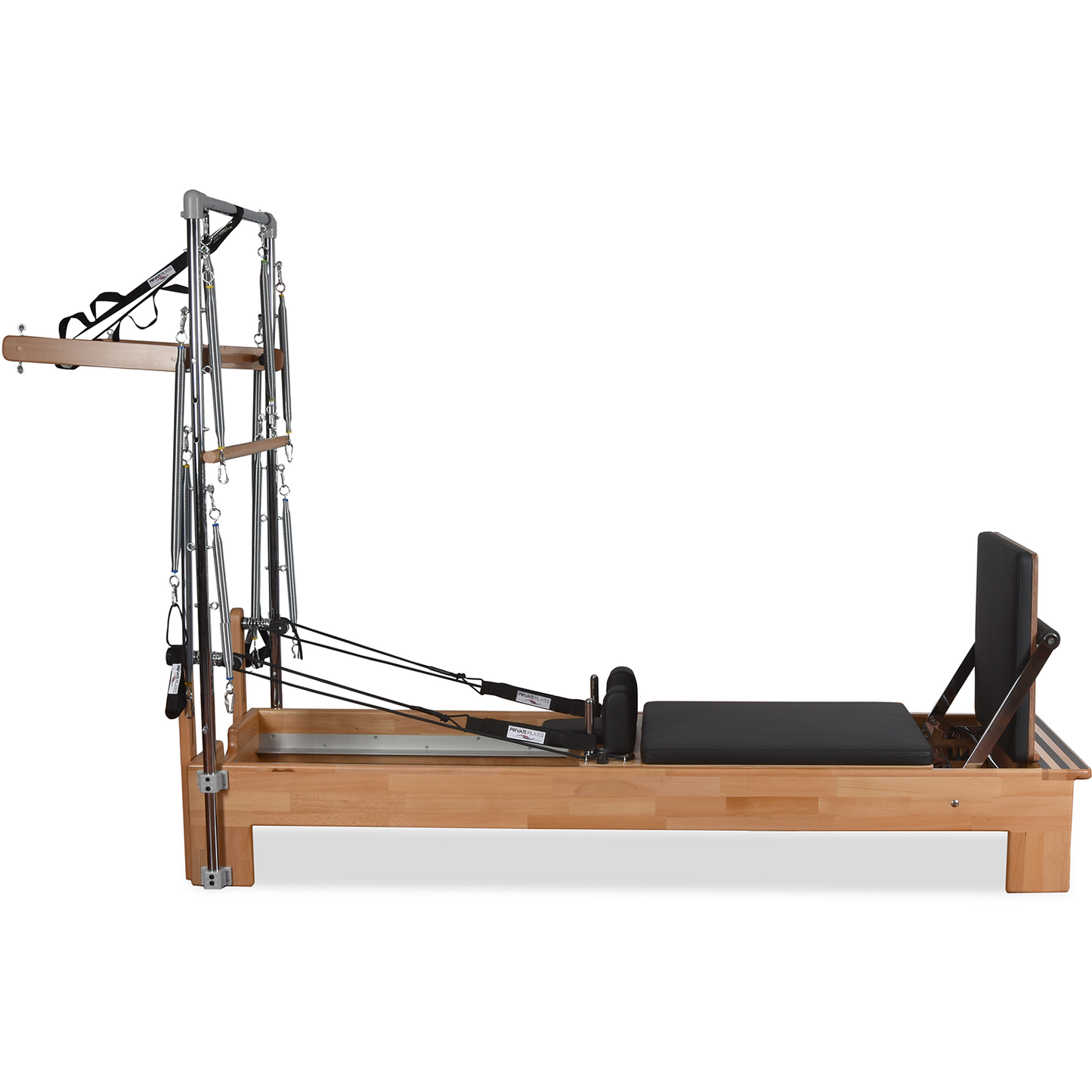 Private Pilates Premium Wood Reformer–Tower System