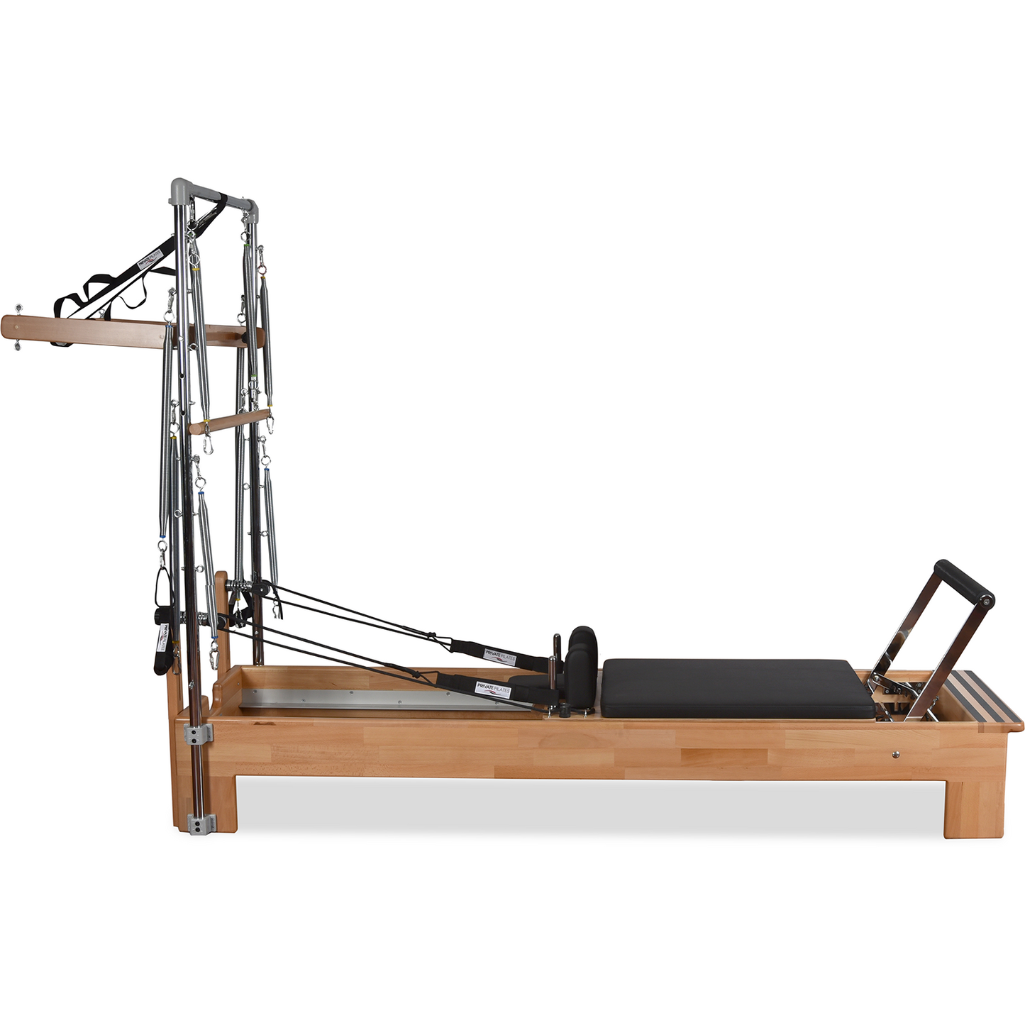 Private Pilates Premium Wood Reformer–Tower System