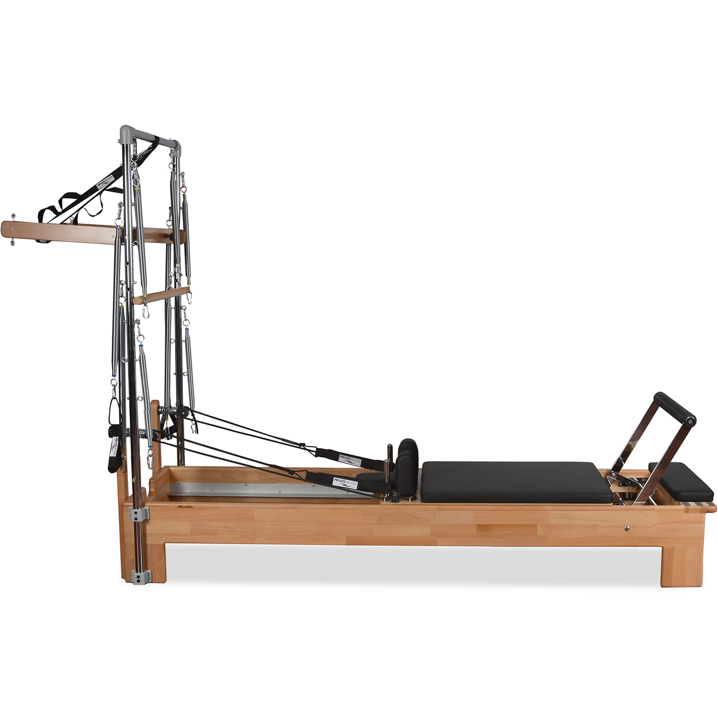 Private Pilates Premium Wood Reformer–Tower System