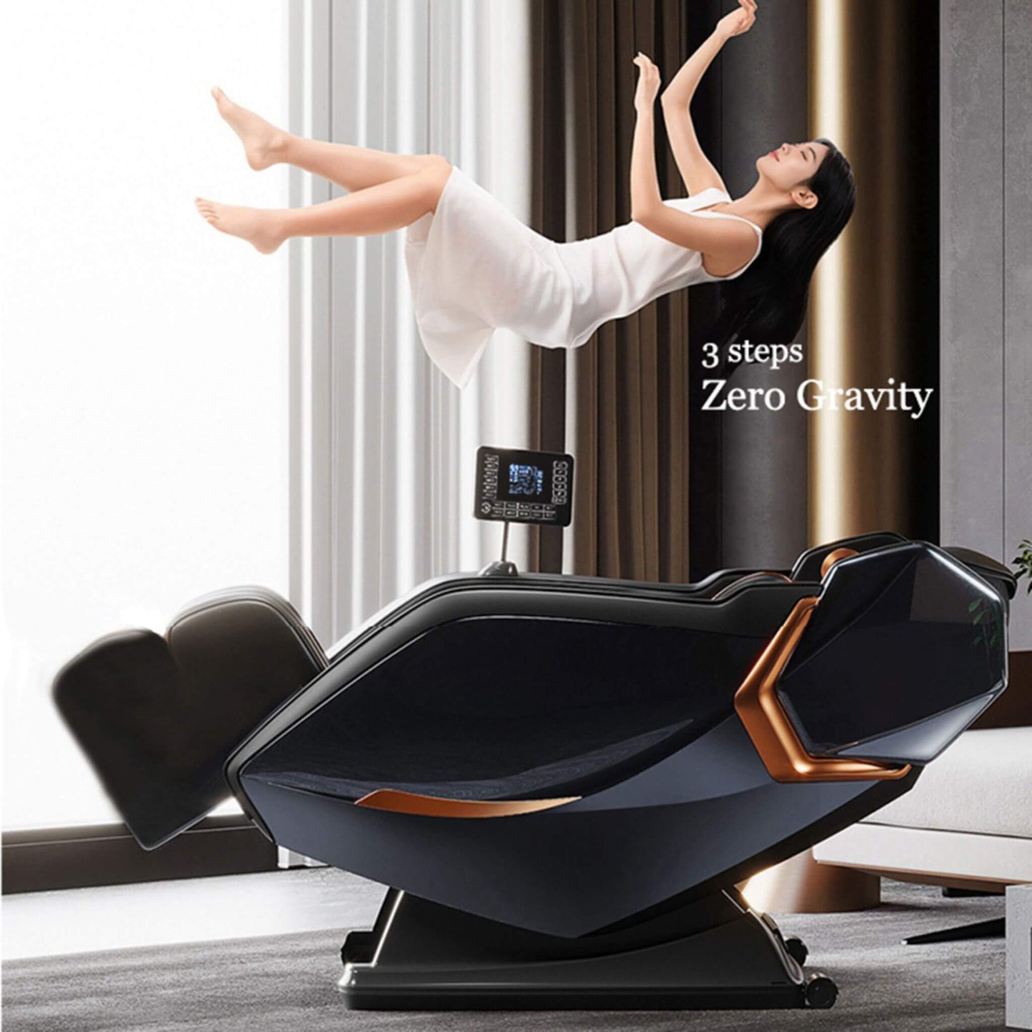 Airvana Nova Full-Body Zero Gravity Shiatsu Massage Chair With Heat And Voice Control