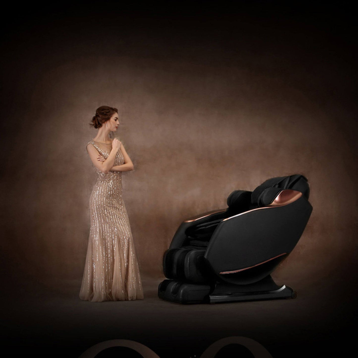 Airvana Zenith Full Body Zero Gravity Shiatsu Massage Chair With Heat And Voice Control