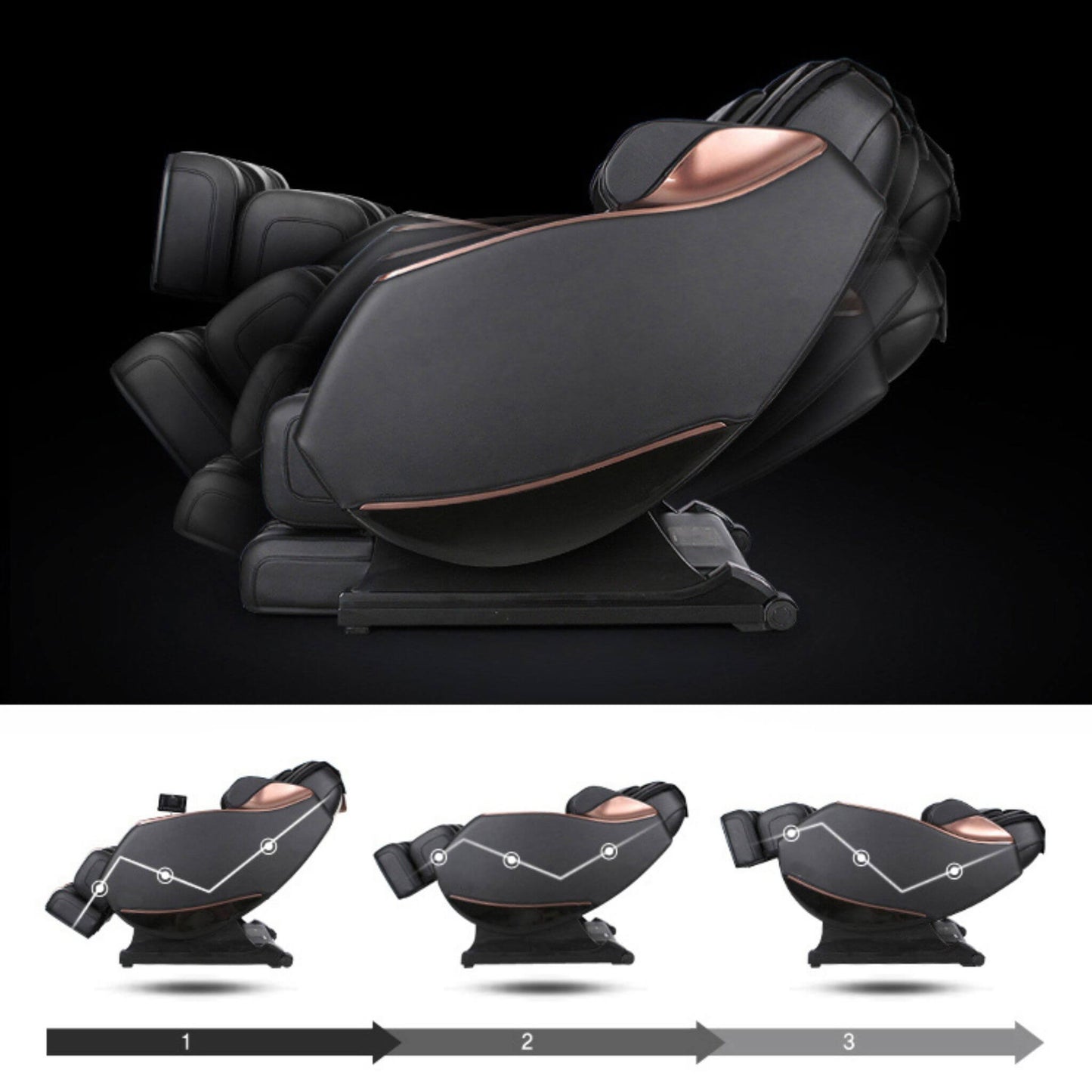 Airvana Zenith Full Body Zero Gravity Shiatsu Massage Chair With Heat And Voice Control