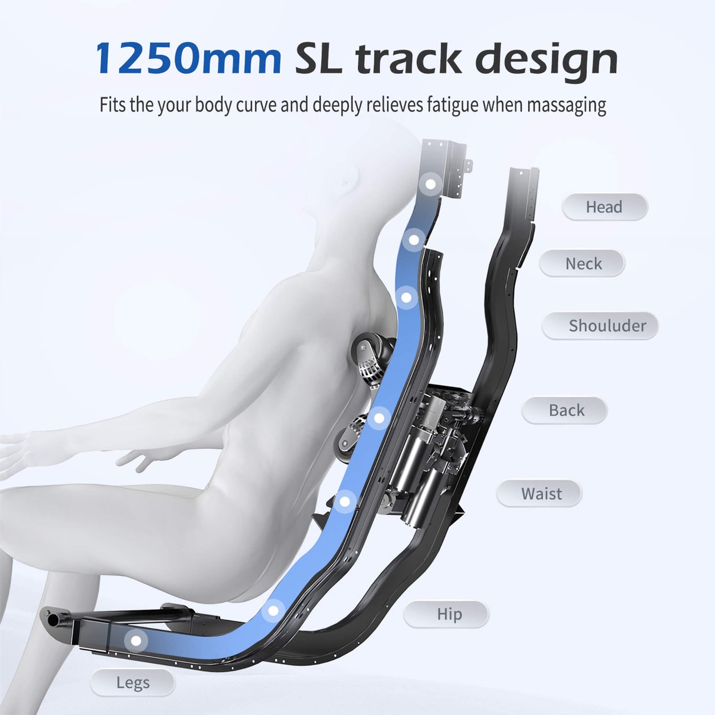 Bosscare Premium Zero Gravity Massage Chair – AI Voice Control, Full Body Shiatsu