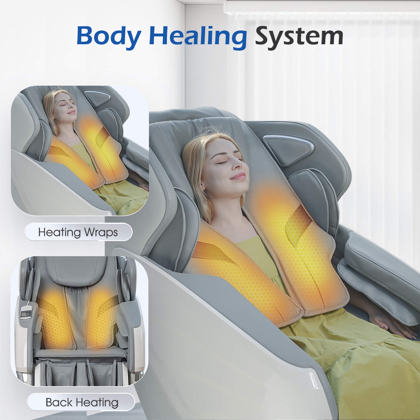 Bosscare Premium Zero Gravity Massage Chair – AI Voice Control, Full Body Shiatsu