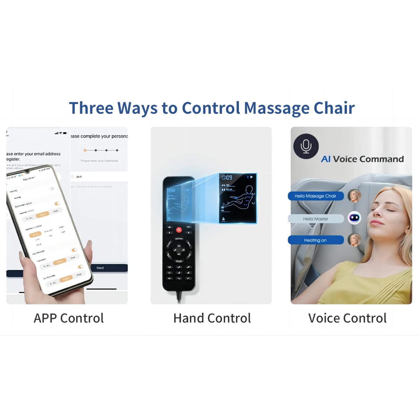 Bosscare Premium Zero Gravity Massage Chair – AI Voice Control, Full Body Shiatsu