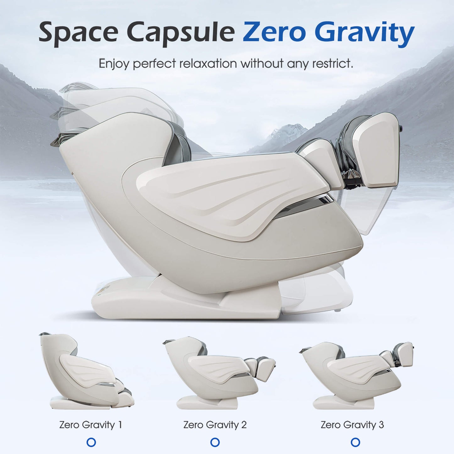 Bosscare Premium Zero Gravity Massage Chair – AI Voice Control, Full Body Shiatsu