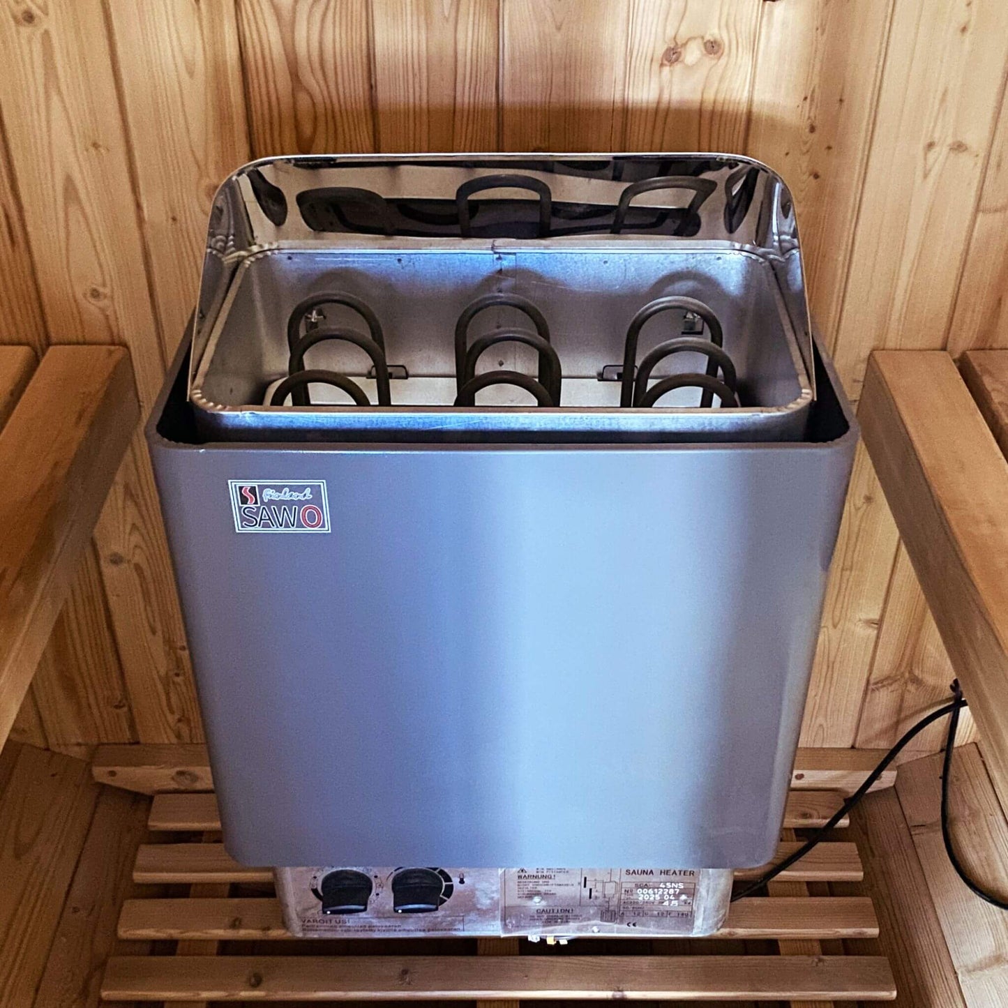 Thermora Ignite Large Premium American White Oak Outdoor Wooden Barrel Sauna