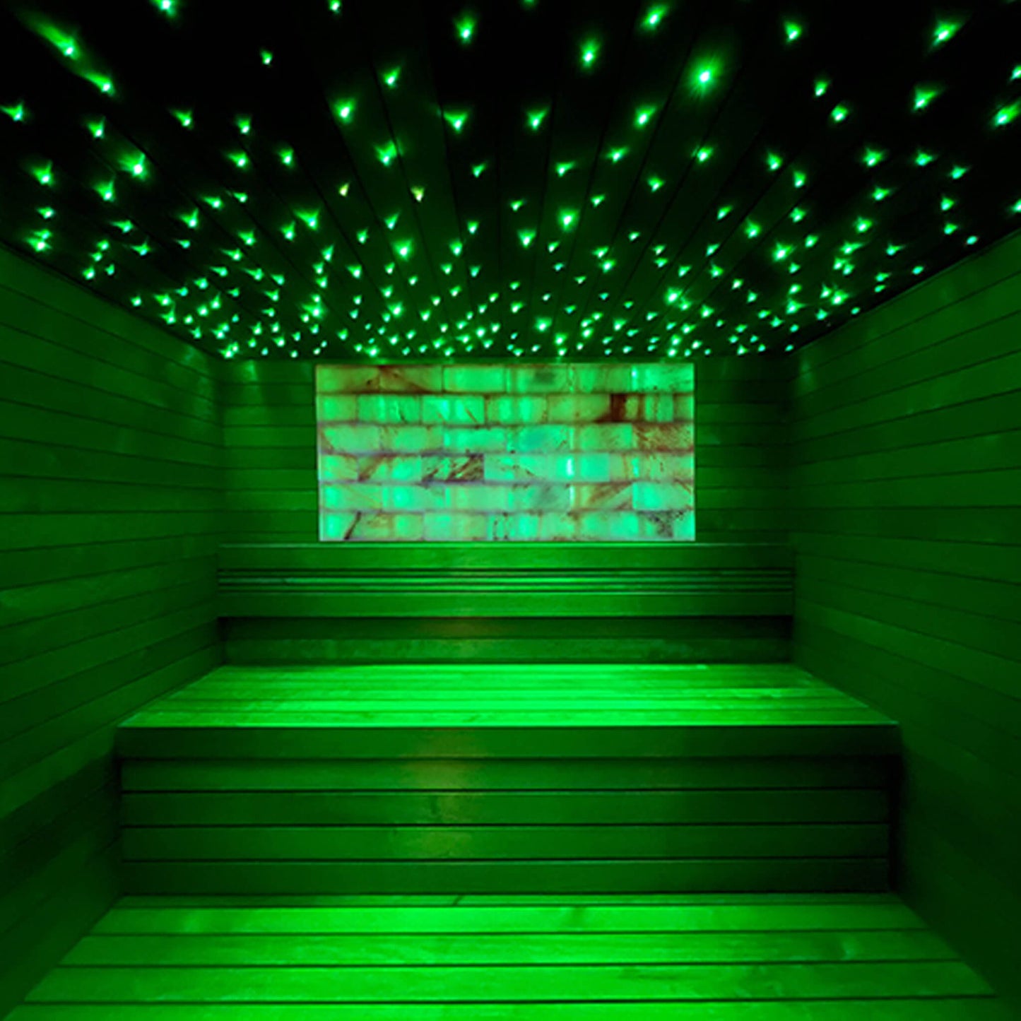 Kit de luz para sauna de sal del Himalaya grande personalizable Prosaunas