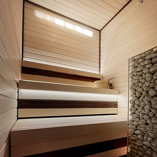 Kit de iluminación para sauna de sal del Himalaya PROSAUNAS: sistema de pared LED universal