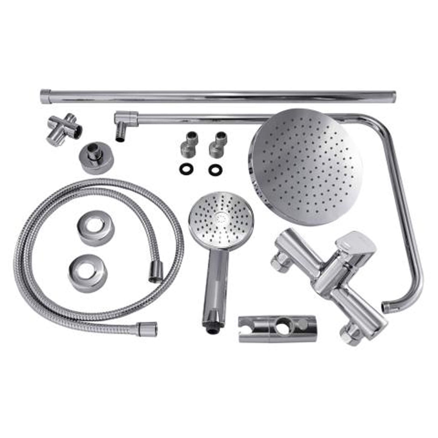 SaunaLife Model R3 Premium Barrel Outdoor Shower