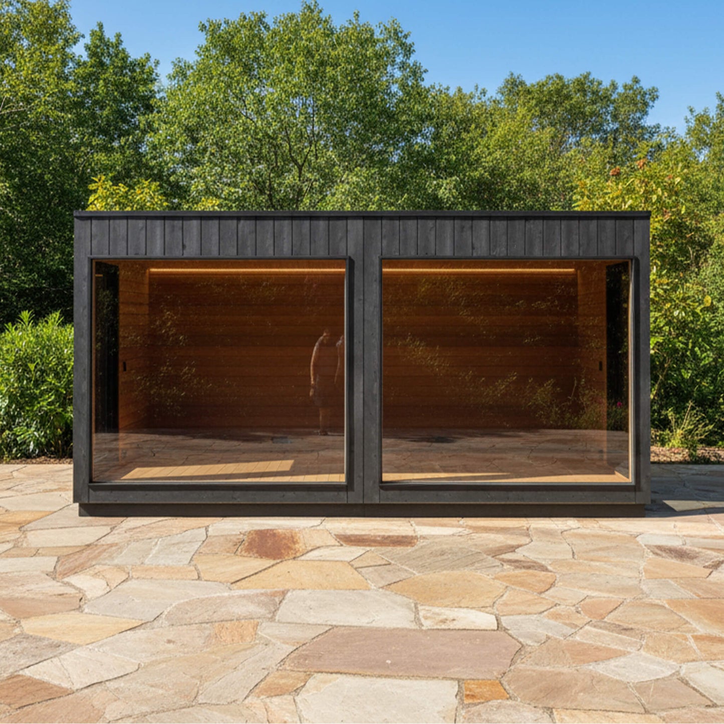 Thermasol Nordic Misty XL Sauna Lounge – Dual Entrance- Built to order
