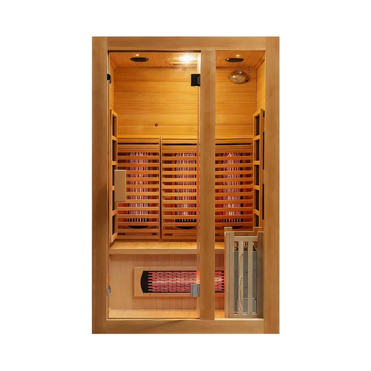 Sauna híbrida de interior para 2 personas Rövia Luma™
