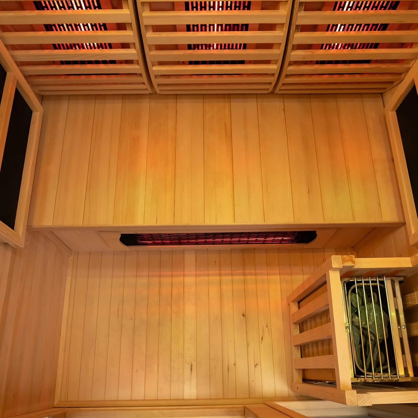 Sauna híbrida de interior para 2 personas Rövia Luma™